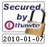 thawte-Sicherheitsgrafik