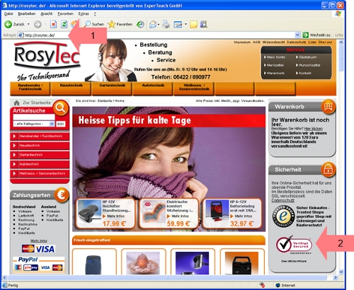 RosyTec-Sicherheitsgrafik